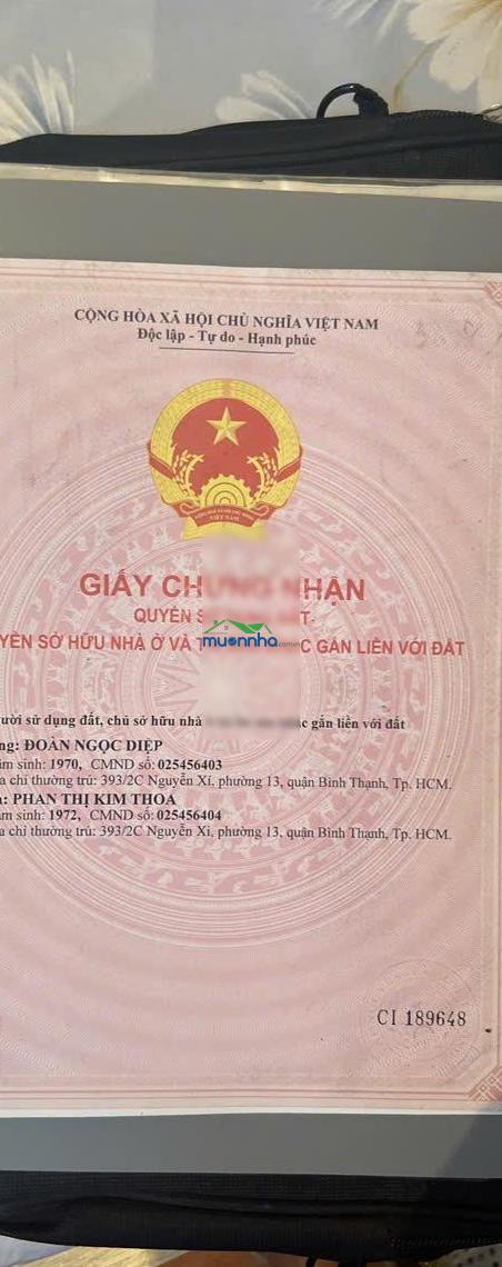 Nhà bình thạnh 7.5 tỉ 1 trệt + 1 lầu 63m2 còn thương lượng