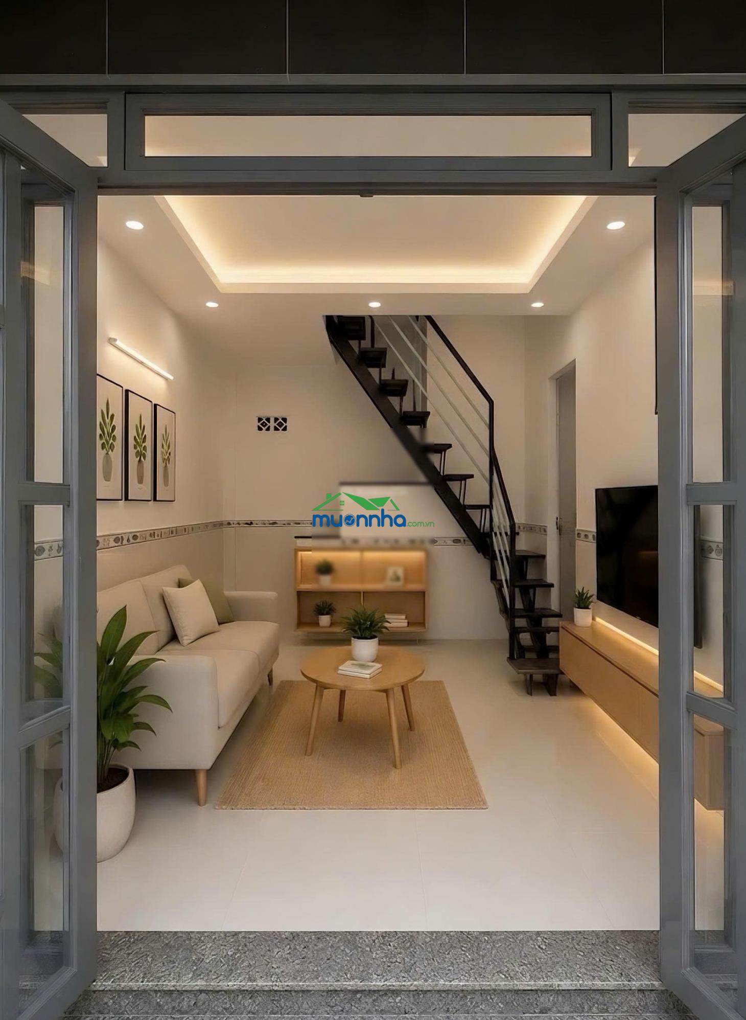Nhà xinh chuẩn 20m2 đường trương thị hoa ngay trường nguyễn hiền, có 2pn, ban công. giá 1,09 tỷ tl - 4