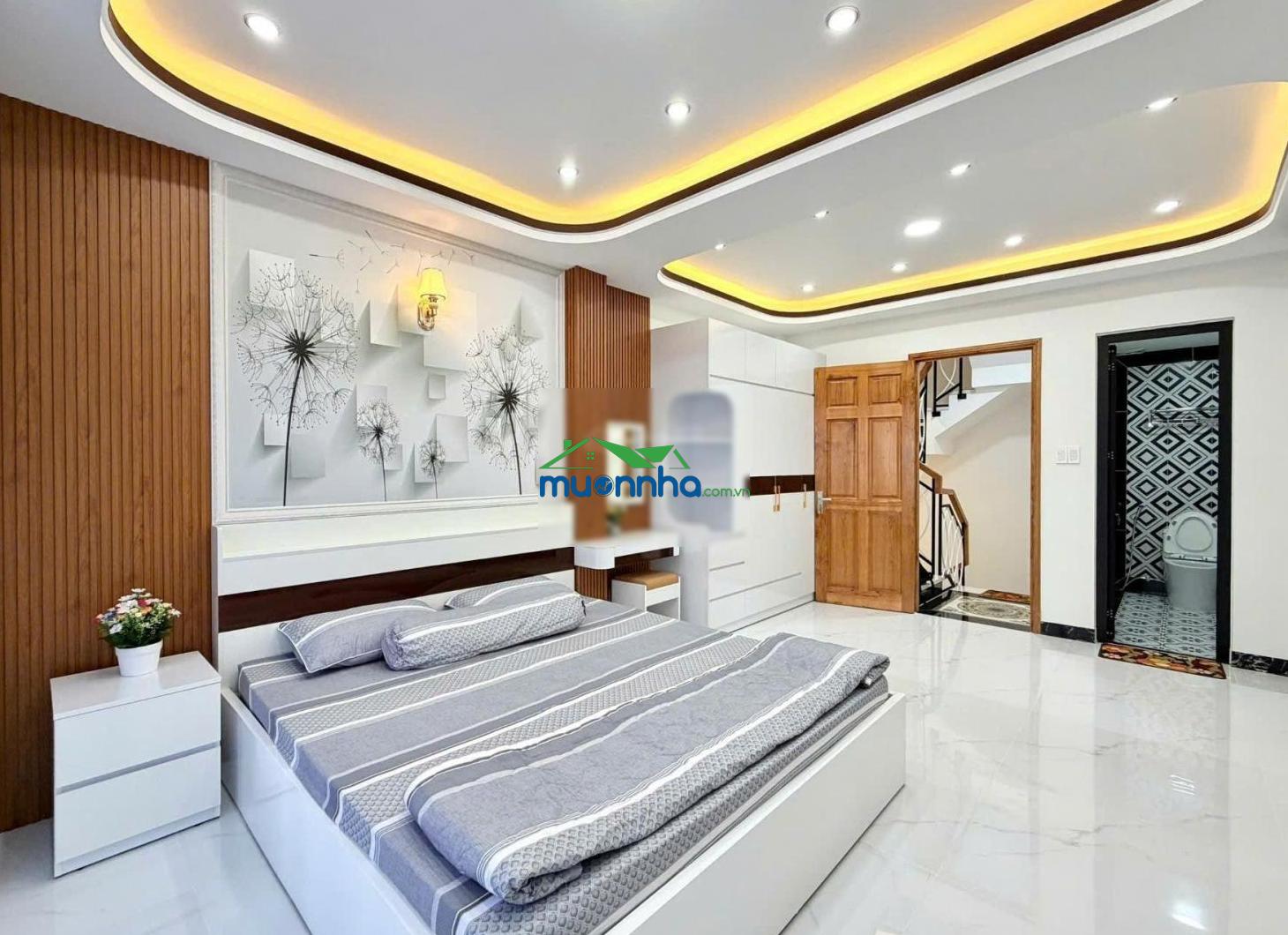 Nhà mới 5 tầng hẻm 5m trần quang diệu q3 11 tỷ, 4 pn full nội thất