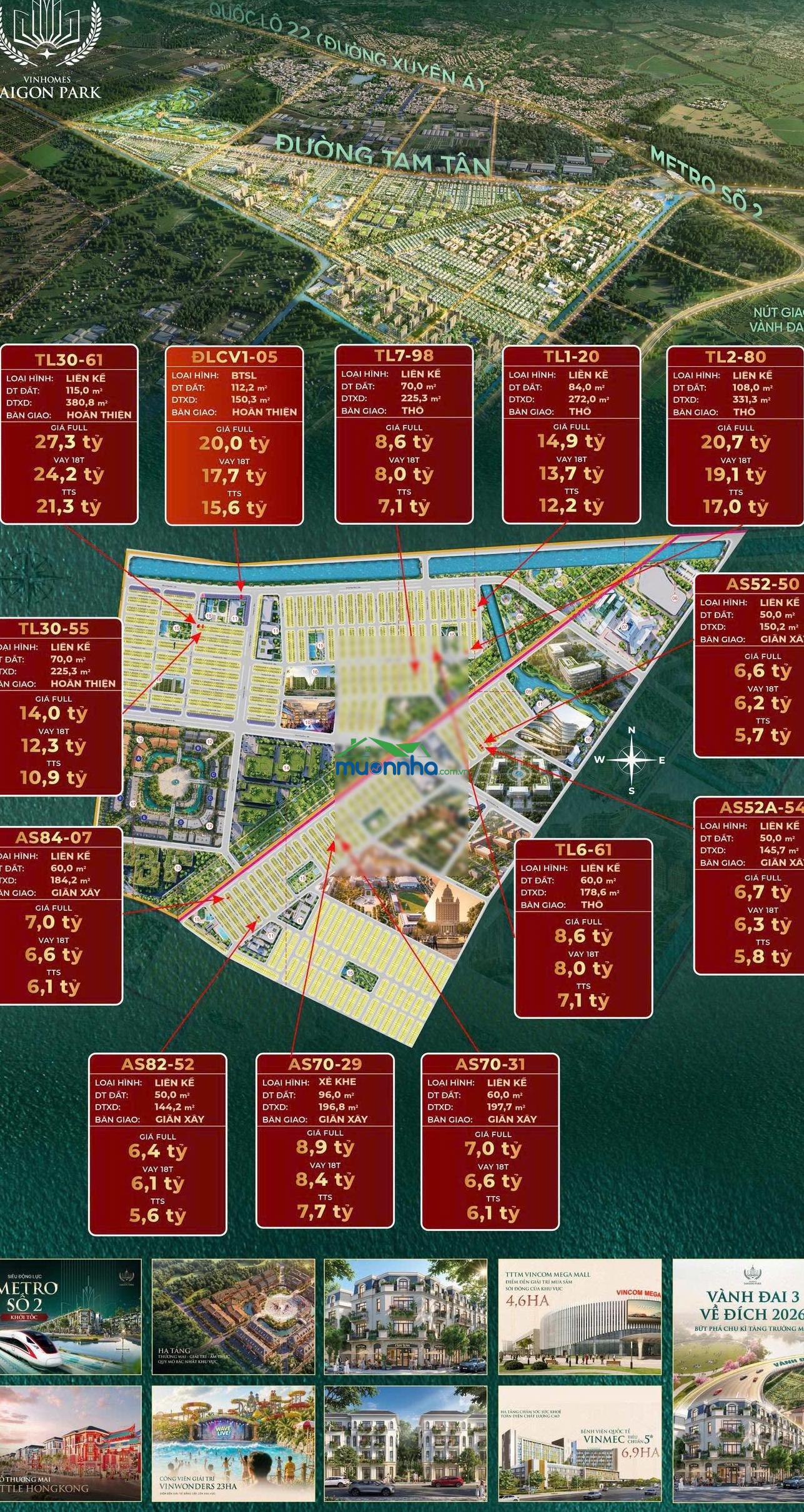 Căn góc 2 mt thô đẹp nhất phân khu 2 - công viên quốc tế vinhomes saigon park - 3