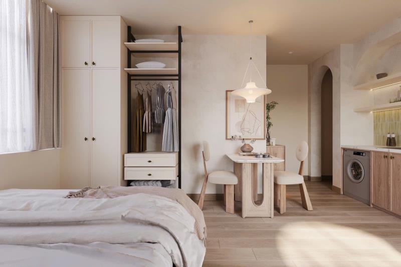 🔥 Cho thuê căn hộ 1 pn - duplex - studio - full nội thất - nguyễn cửu vân 🔥 - 4