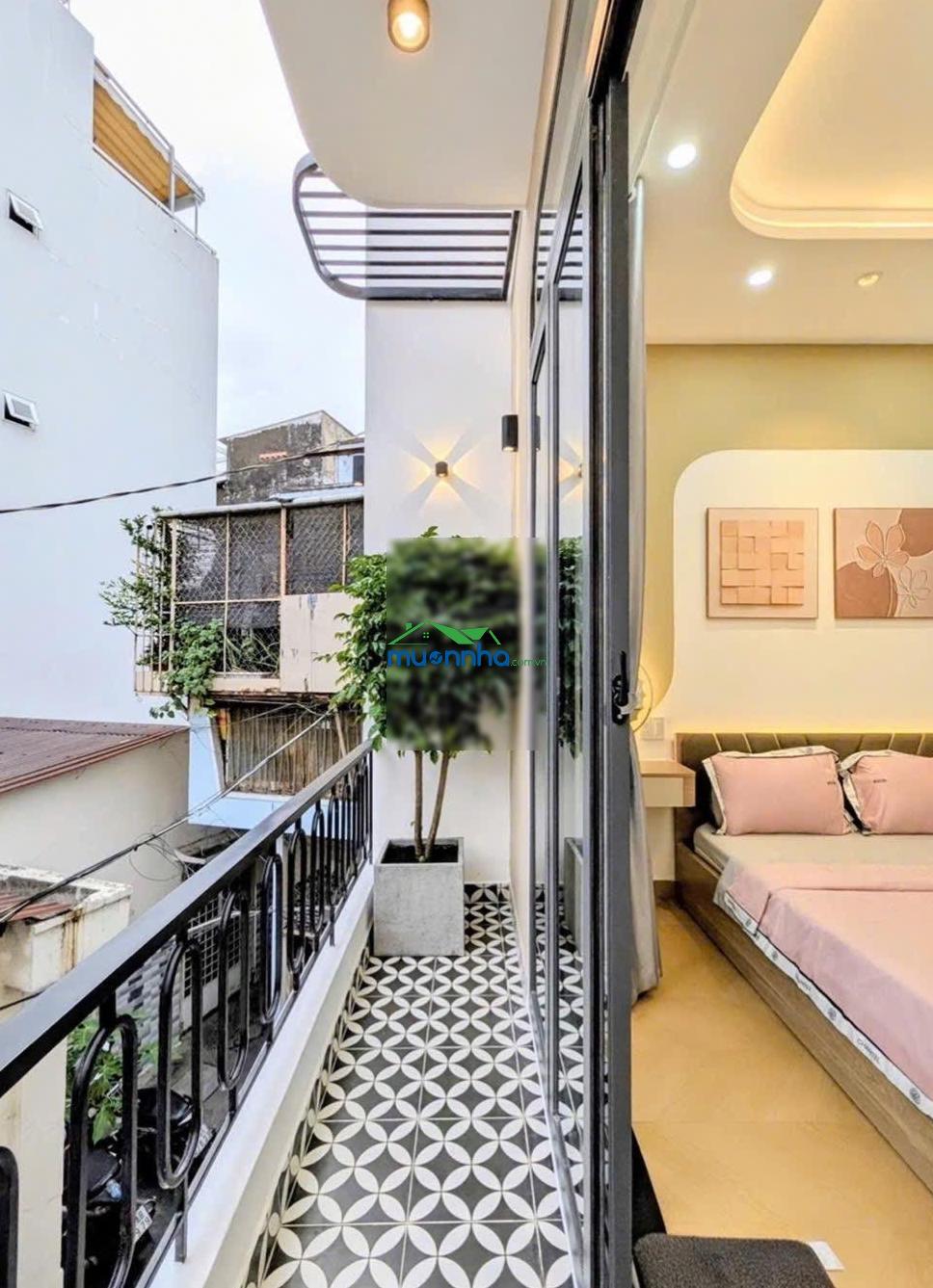 Nhà mới nguyễn văn đậu - gần đh văn lang - 45m2 - sát hxh thông - ngang 5m - hẻm nhựa sạch - 4
