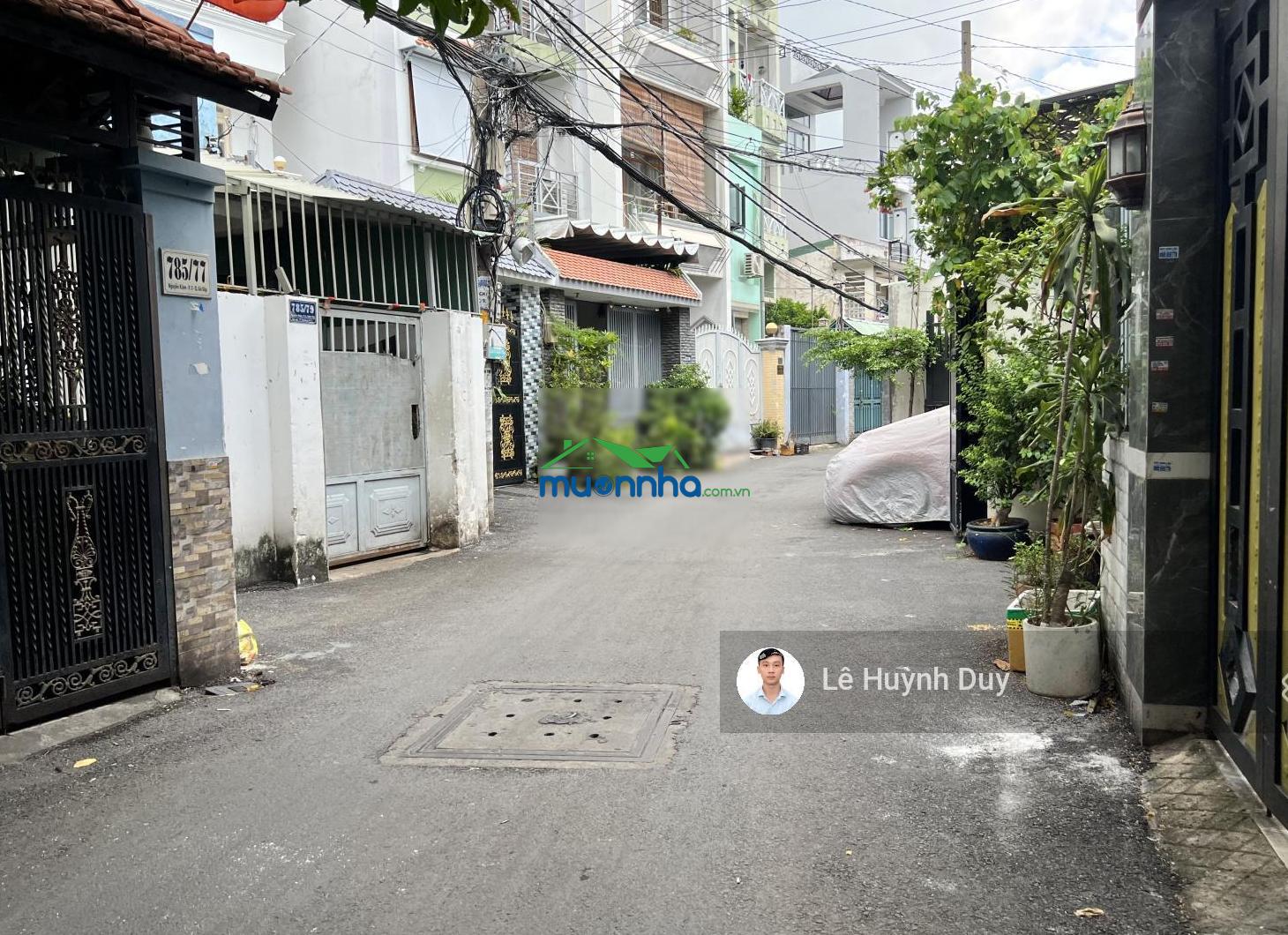 60m2 - 8,9 tỷ - 6x10 - xe hơi thông, ngủ nhà - ngay công viên gia định - dòng tiền 60tr - 4