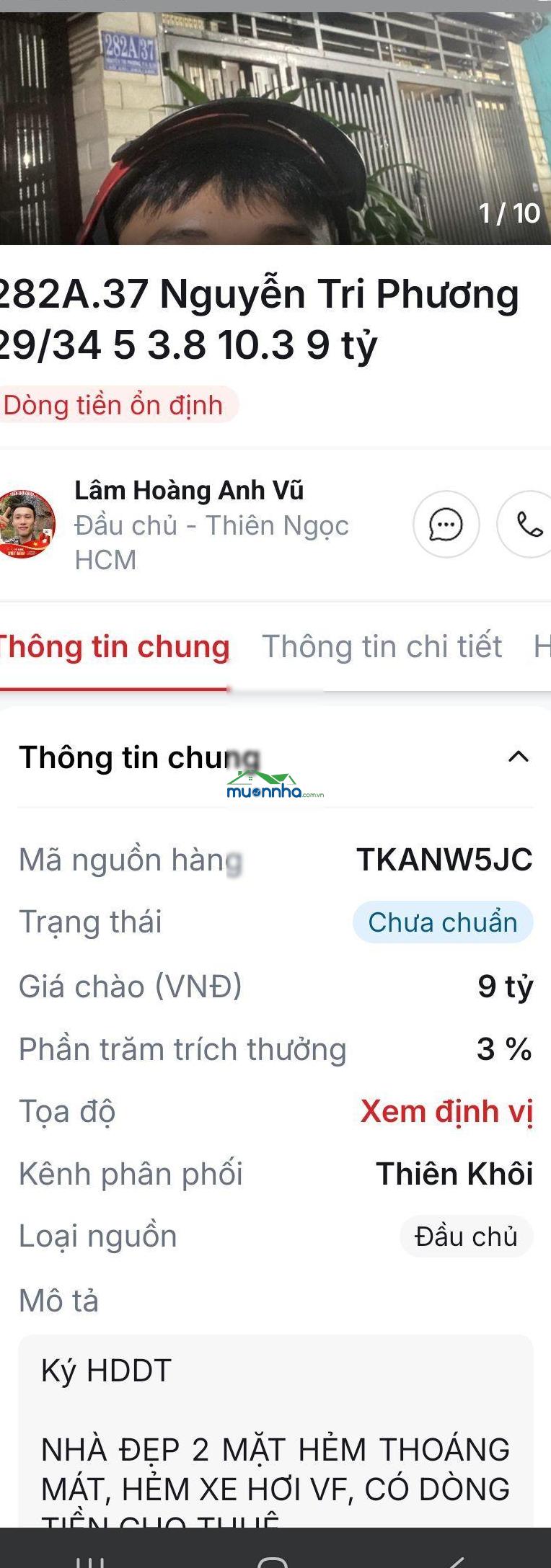 Nhà đẹp giá rẻ. 2 mặt hẻm xe hơi thoáng mát. dt 34m2. 5 tầng, 9 tỷ tl - 3
