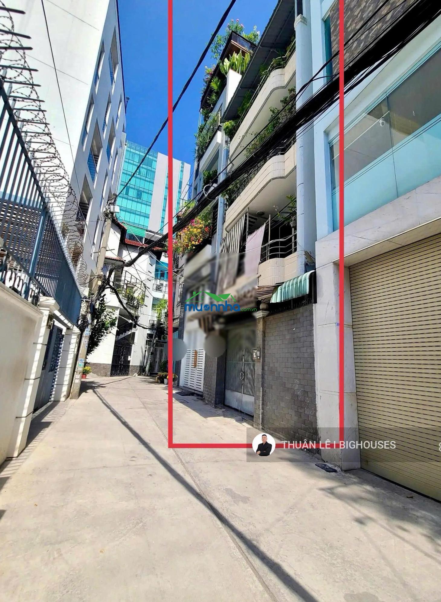 Mặt tiền 6.1m hẻm sang 6m ngay lê duẩn & nguyễn bỉnh khiêm, p.saigon, tp.hcm, 4tầng. hạ 2tỷ bán gấp - 2