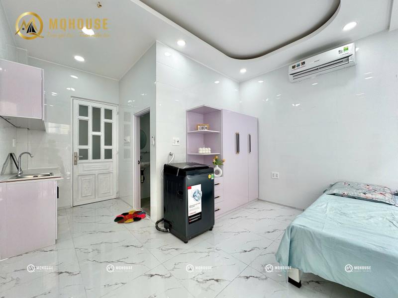 Cho thuê căn hộ full nội thất, máy giặt riêng ở tân phú ngay đh văn hiến - 3