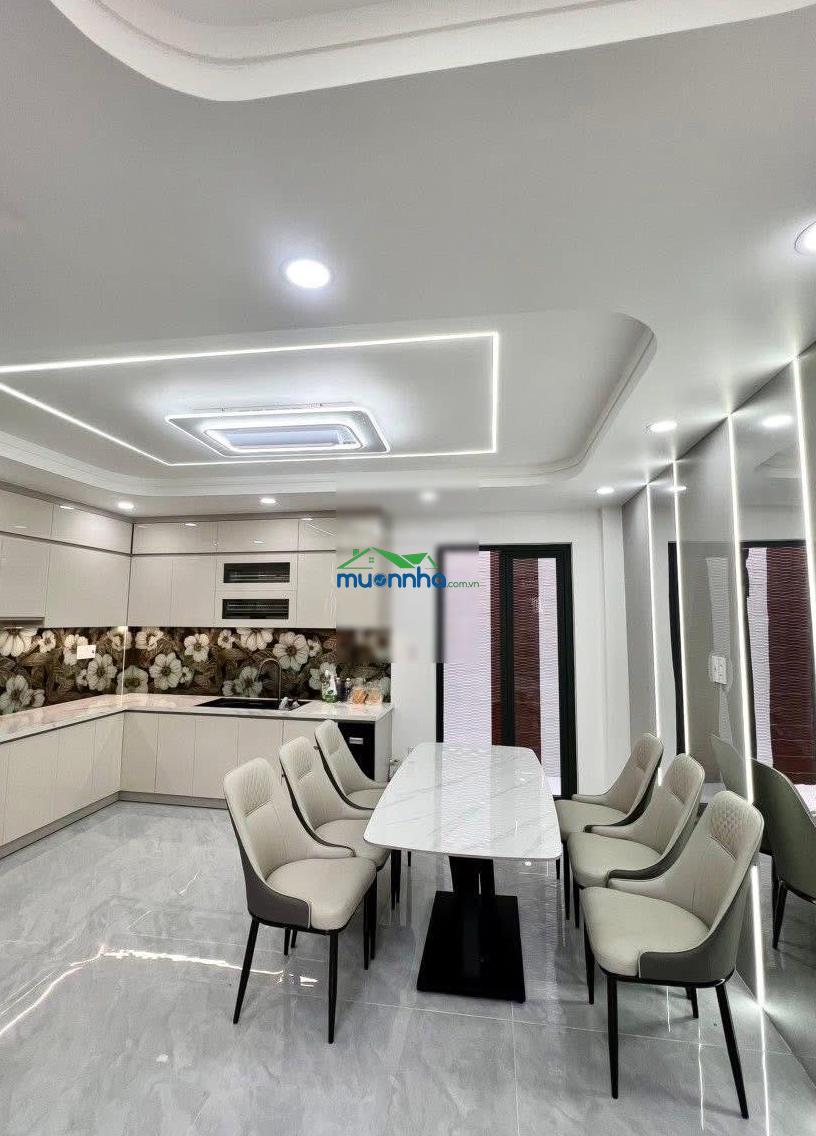 Nhà bán hiếm có dt 5x11m xây đủ, 1 lửng 3 lầu, full nội thất, gần chợ, trường học, aeon