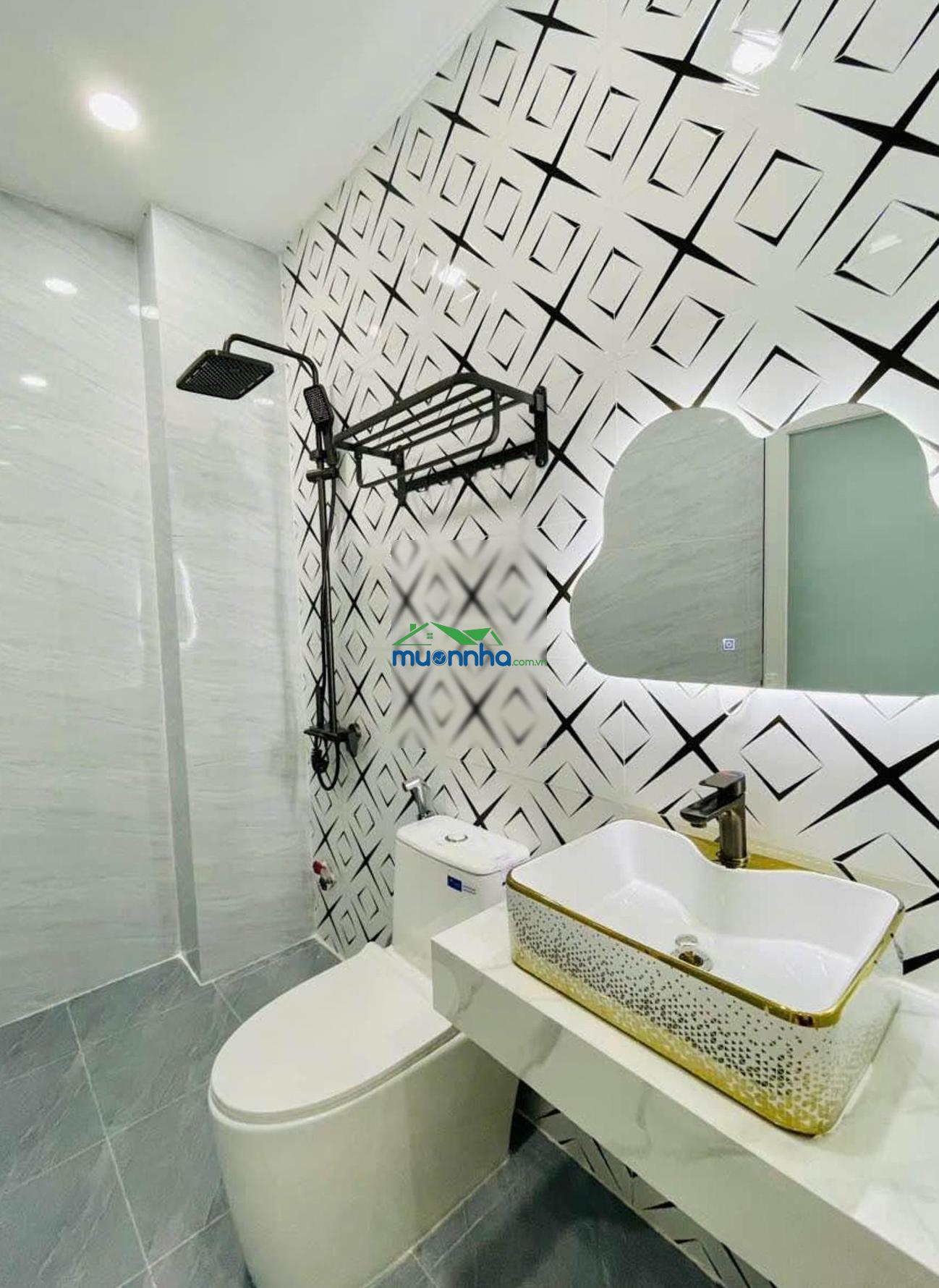 Bán nhà mới xây gần tân phú, hẻm xe hơi, 5 tầng, 56m, giá 7.9 tỷ