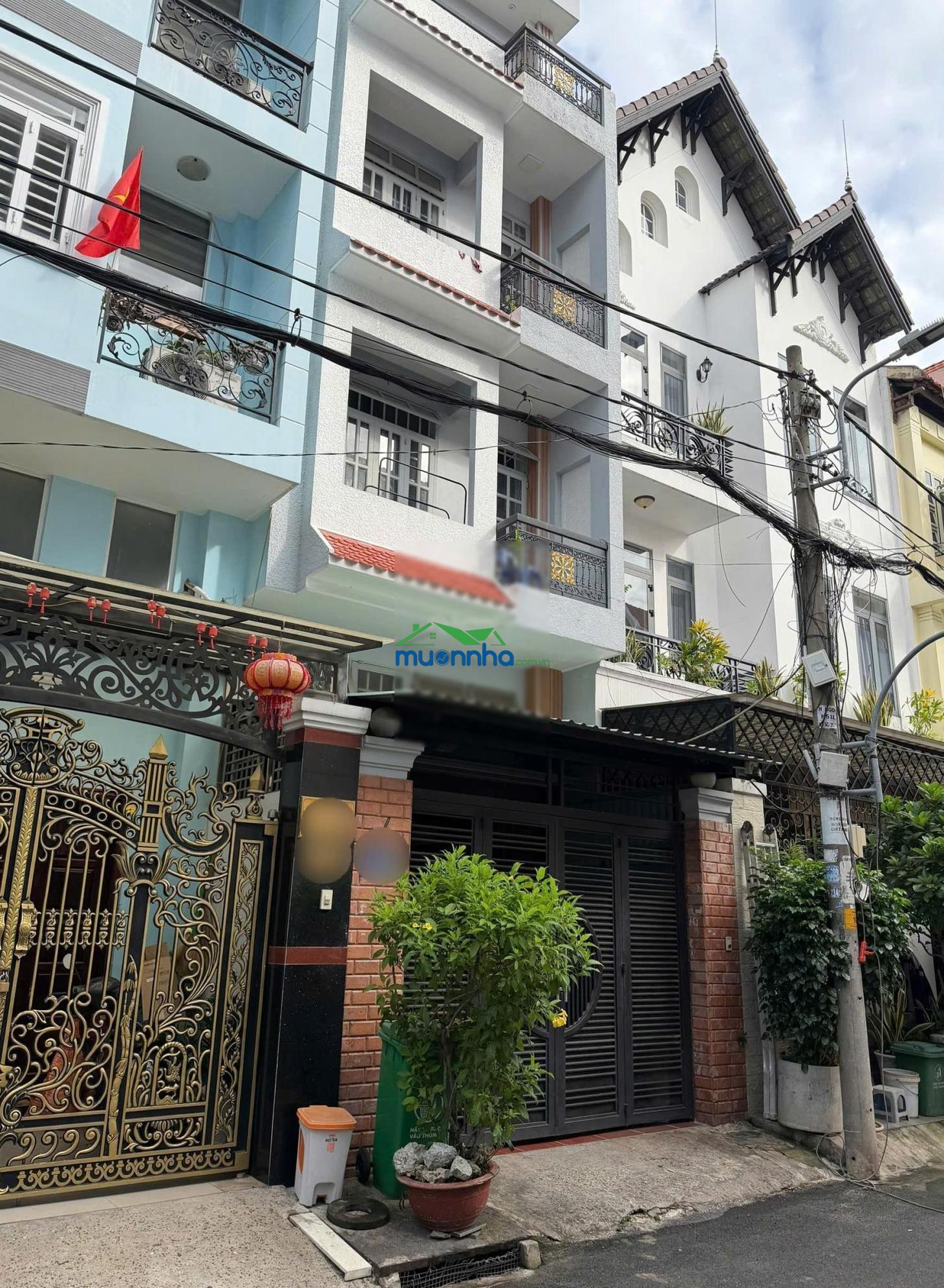 Bán nhà hẻm xe tải thông nguyễn oanh, p.17, 4m x 18.5m, 4 tấm, 24tr/tháng, giá: 9.25 tỷ tl