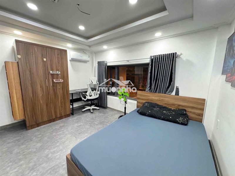 Phòng mới full nội thất lầu 1 hẻm lớn rộng 6m xe hơi ra vào thoải mái