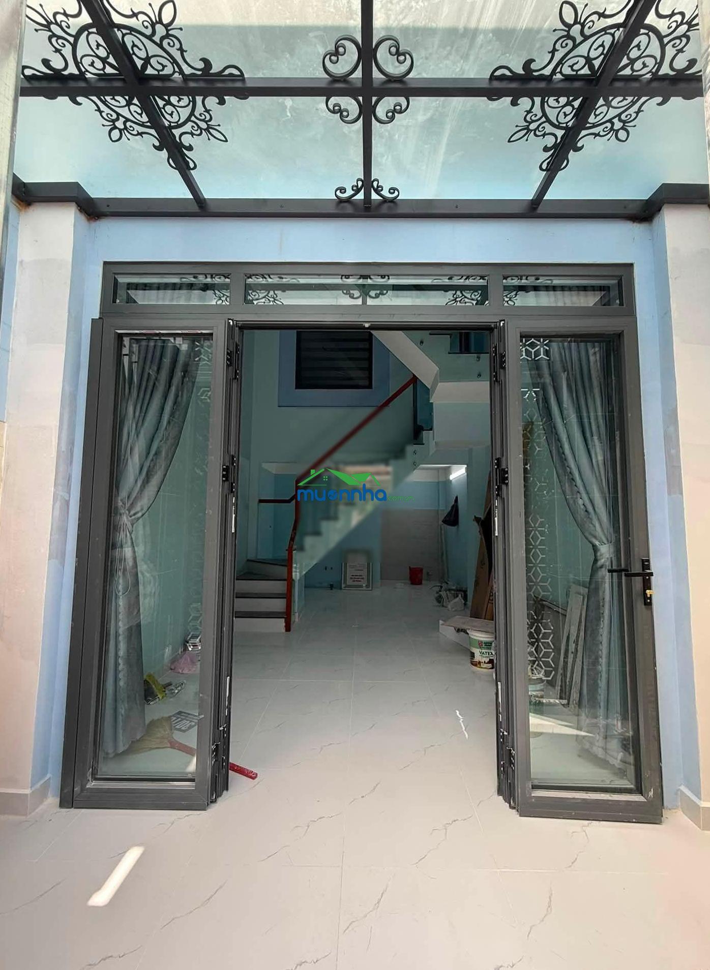 Nhà mới tinh đẹp 1 trệt 2 lầu đường 45 hbc ngay chợ bình triệu