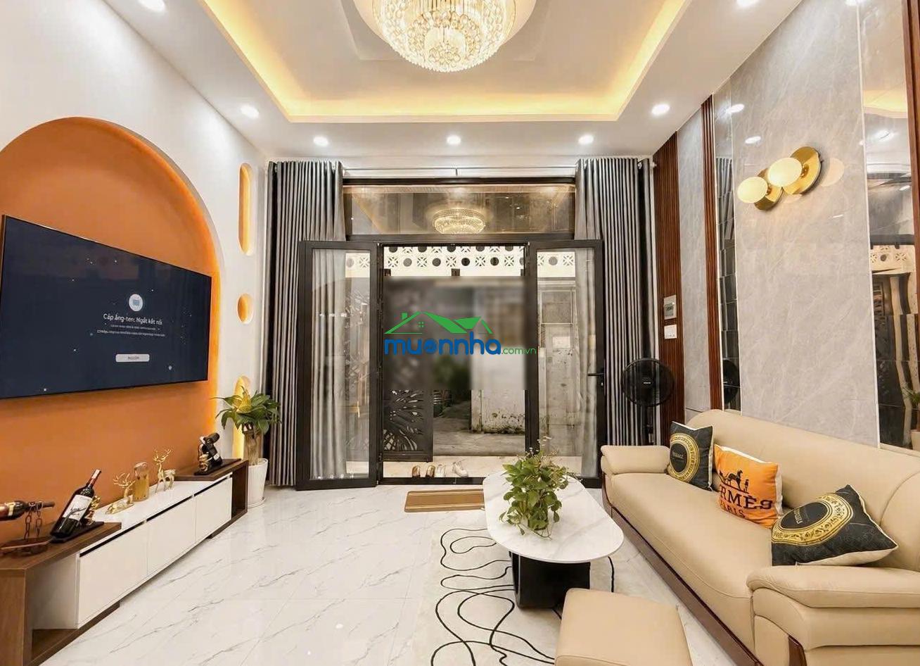 Nhà đẹp 4 tầng phan đình phùng p.cầu kiệu tp. hcm.( phường 1 phú nhuận cũ) dt: 4.25x11m nở hậu 6.4 - 3