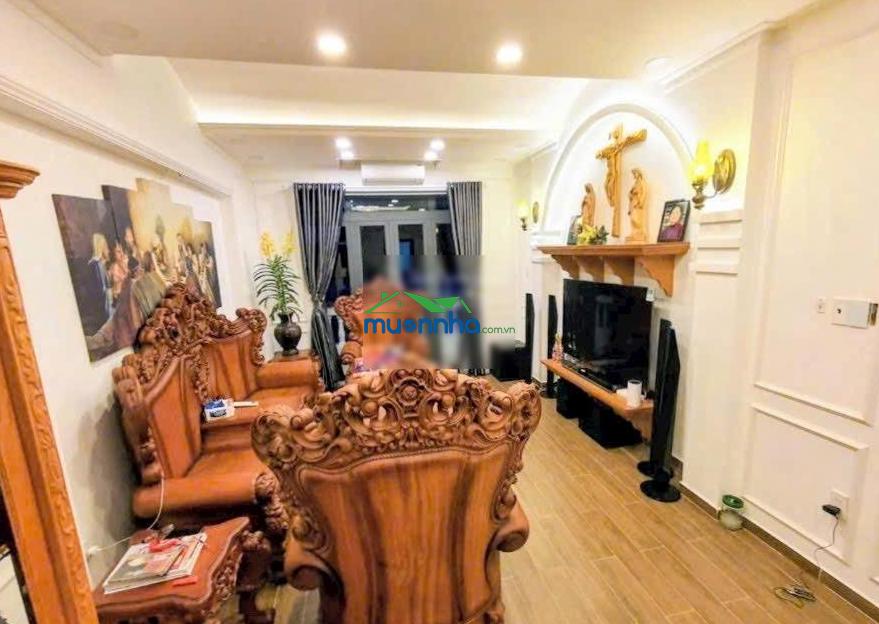 Nhà đẹp 4 tầng - hẻm xe hơi thông 1 trục - gần mặt tiền - dt 4m x 15m - chỉ hơn 7 tỷ.