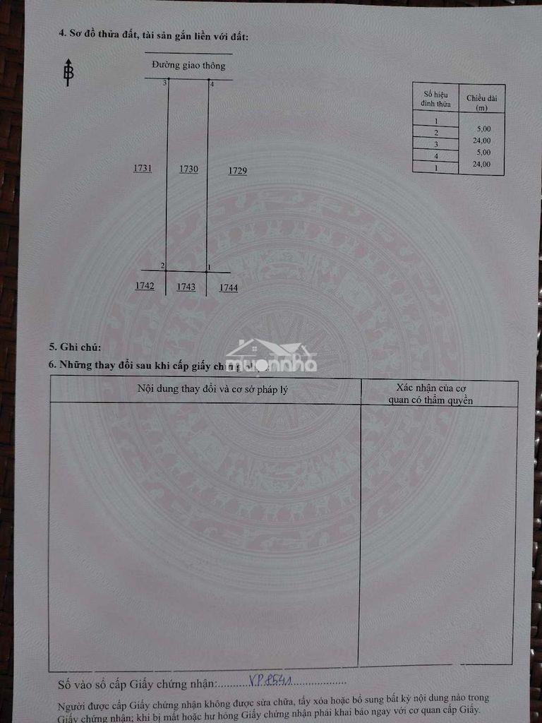 Chính chủ bán đất shr 120m2 - 2