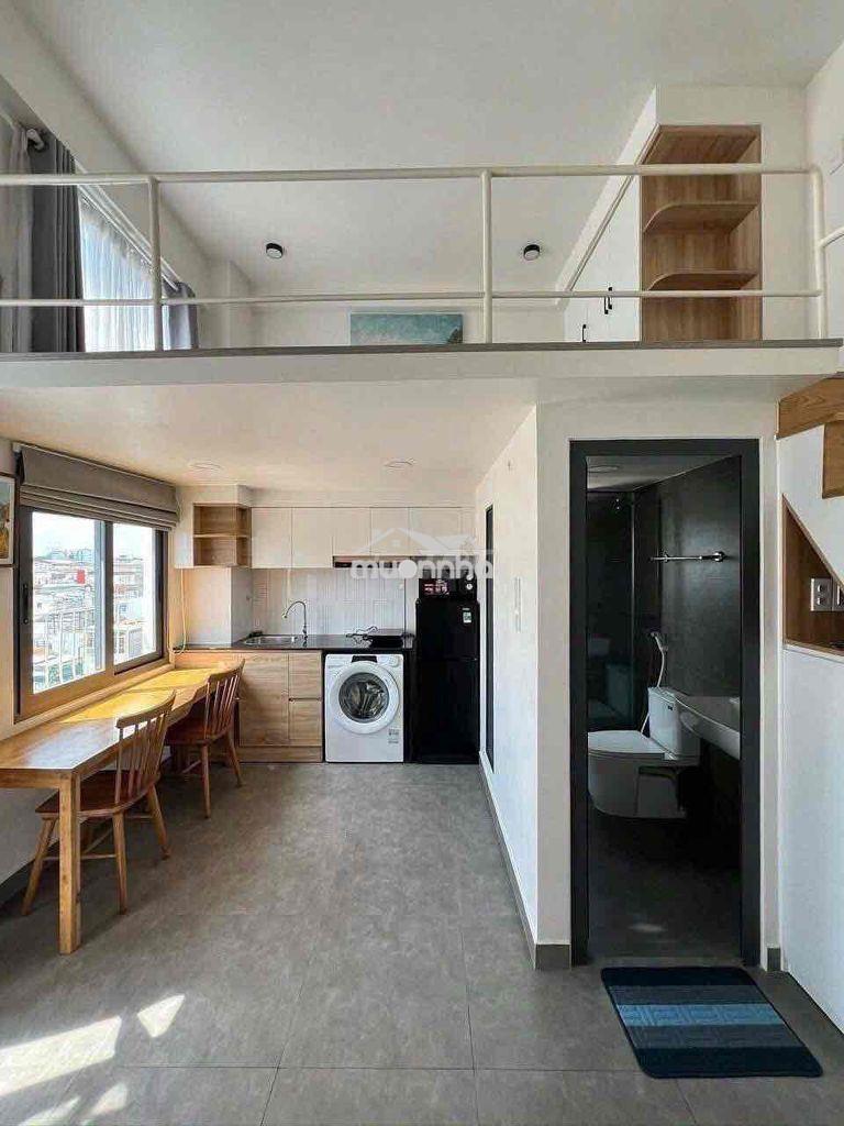 Phòng gác tone gỗ siêu đẹp ngay quận 2 - gần mai chí thọ - sala - 2