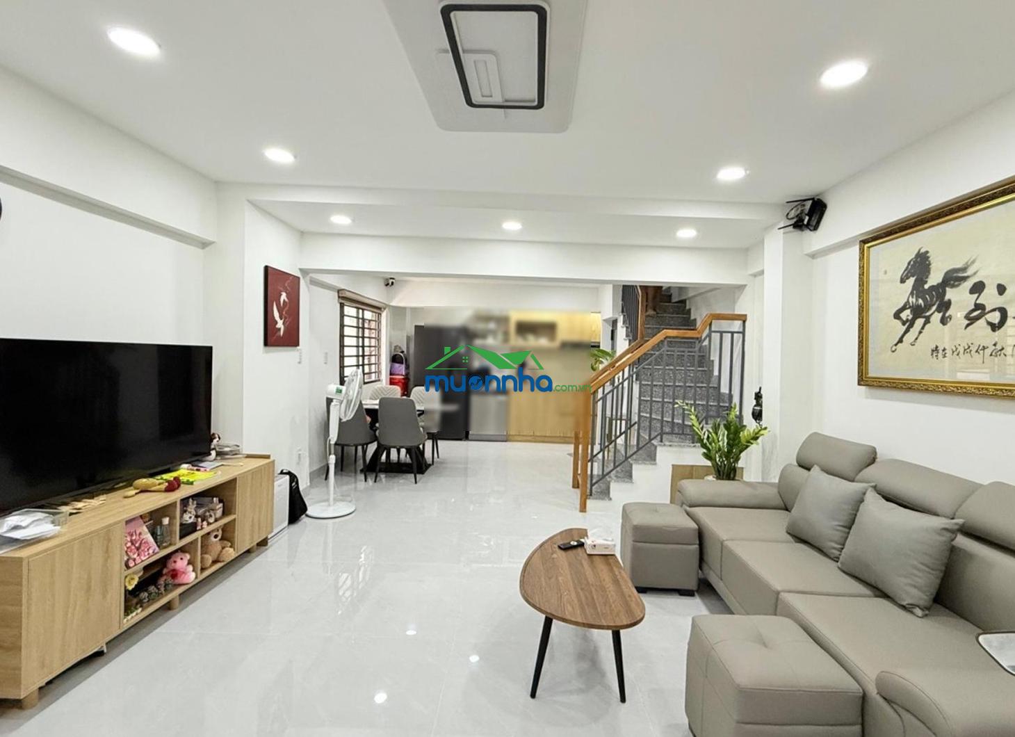 7.599 tỷ - nhà đẹp điện biên phủ p17 sát bên đh kinh tế - 120m2 - 3 tầng - 2