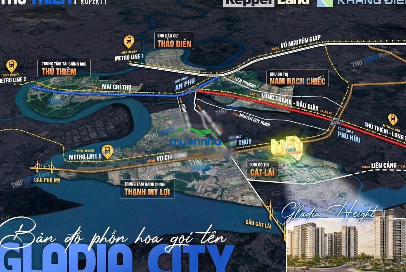 Căn hộ gladia heights - liên doanh khang điền & keppel - giá 83 tr/m2 - booking tới 26/7 - 2