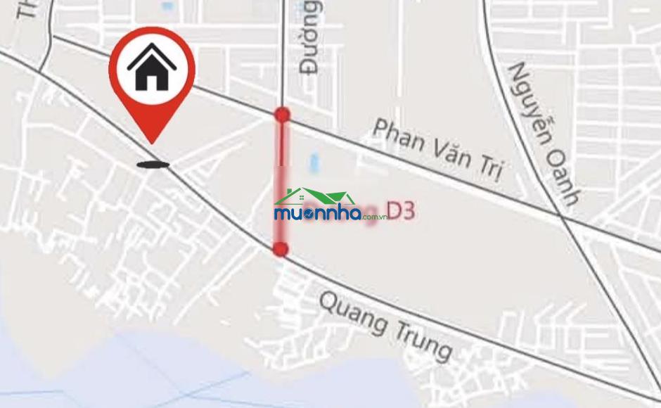 Hẻm 8m - phan văn trị, 3 tầng, 67,3m2 - 10,3 tỷ - 3