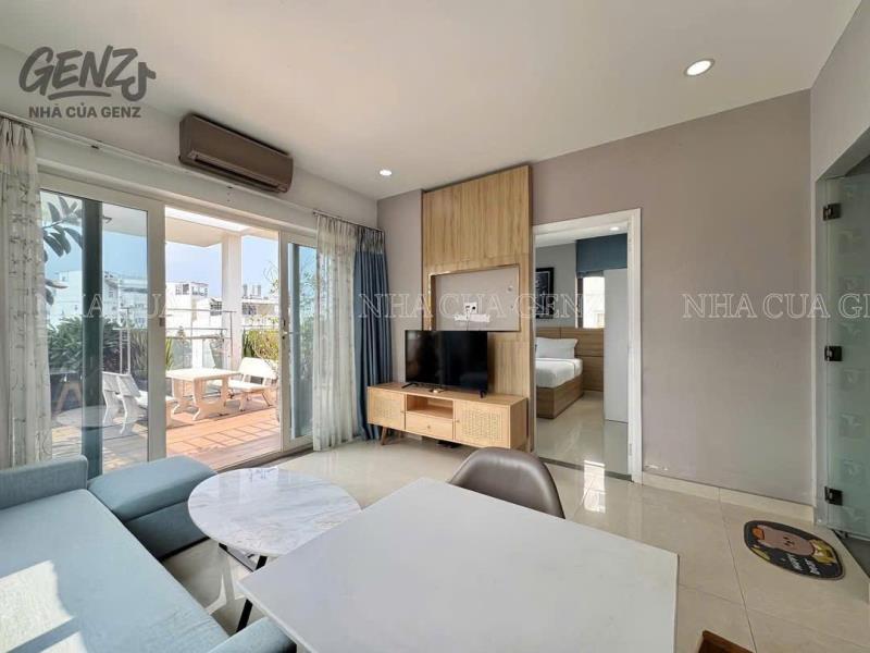 Căn hộ 1pn sân thượng cực chill gần sân bay tân sơn nhất quận tân bình - 3