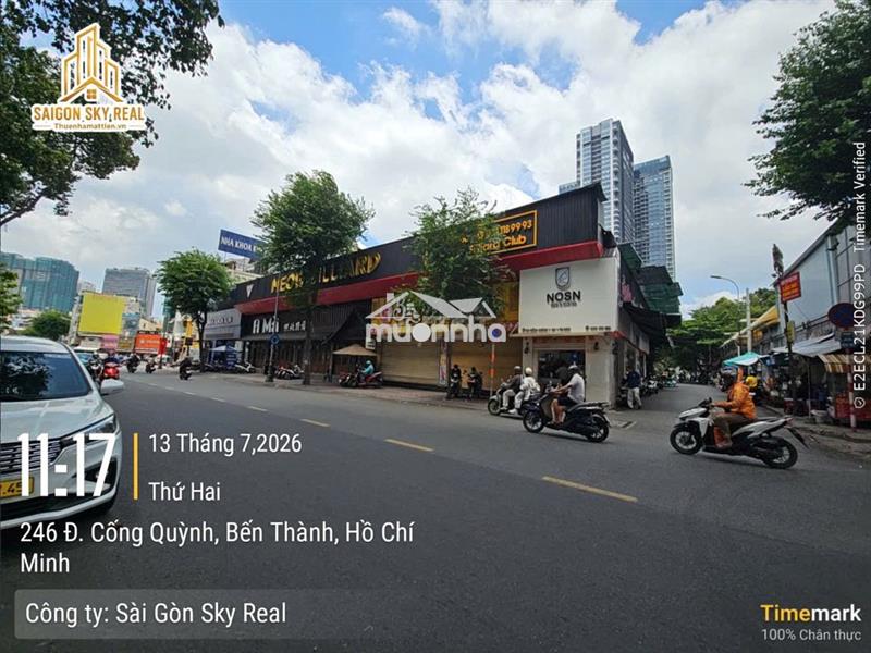 Góc ngang 18m 500m2 cốn quỳnh - vòng xoay nguyễn trãi