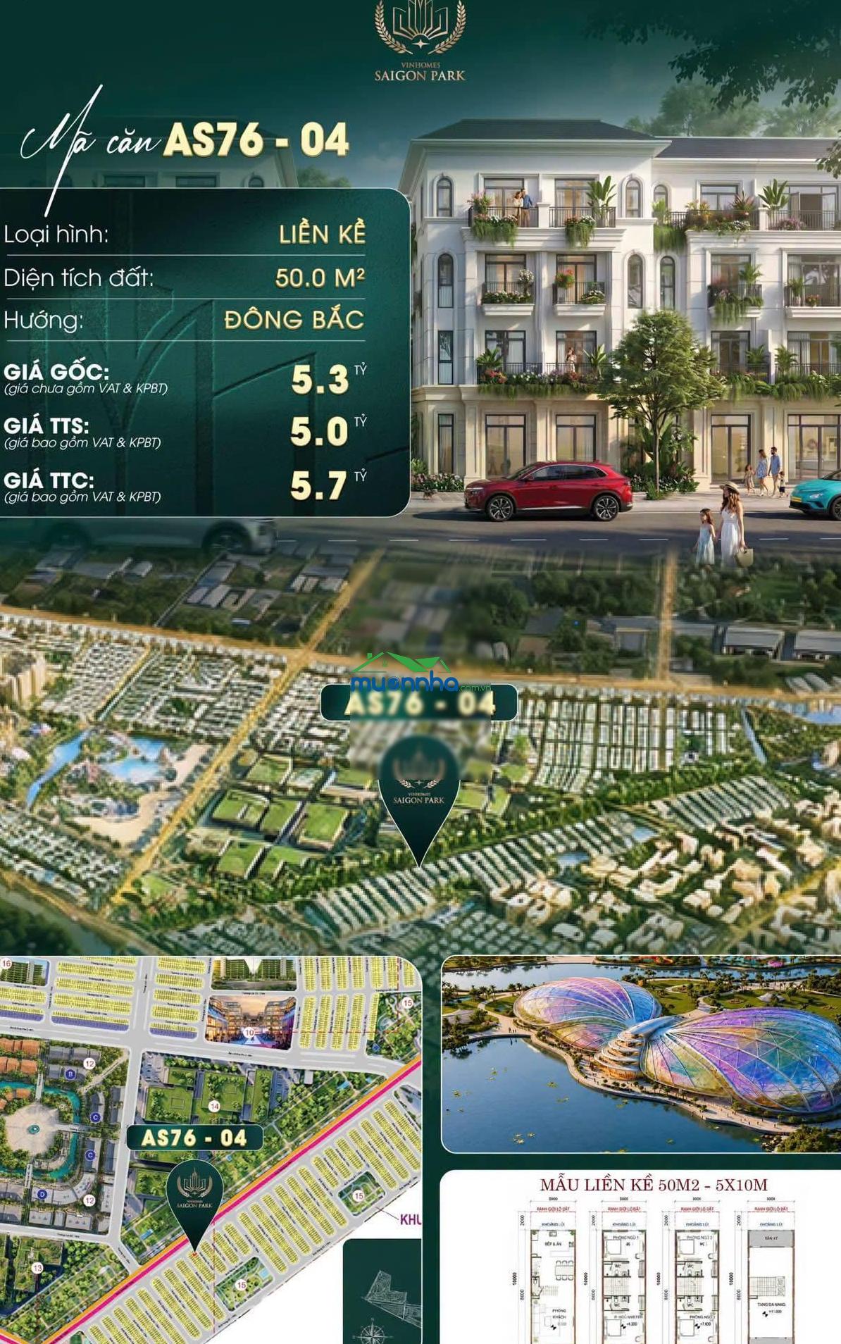 Vinhomes saigon park căn liền kề giá siêu hot - 2
