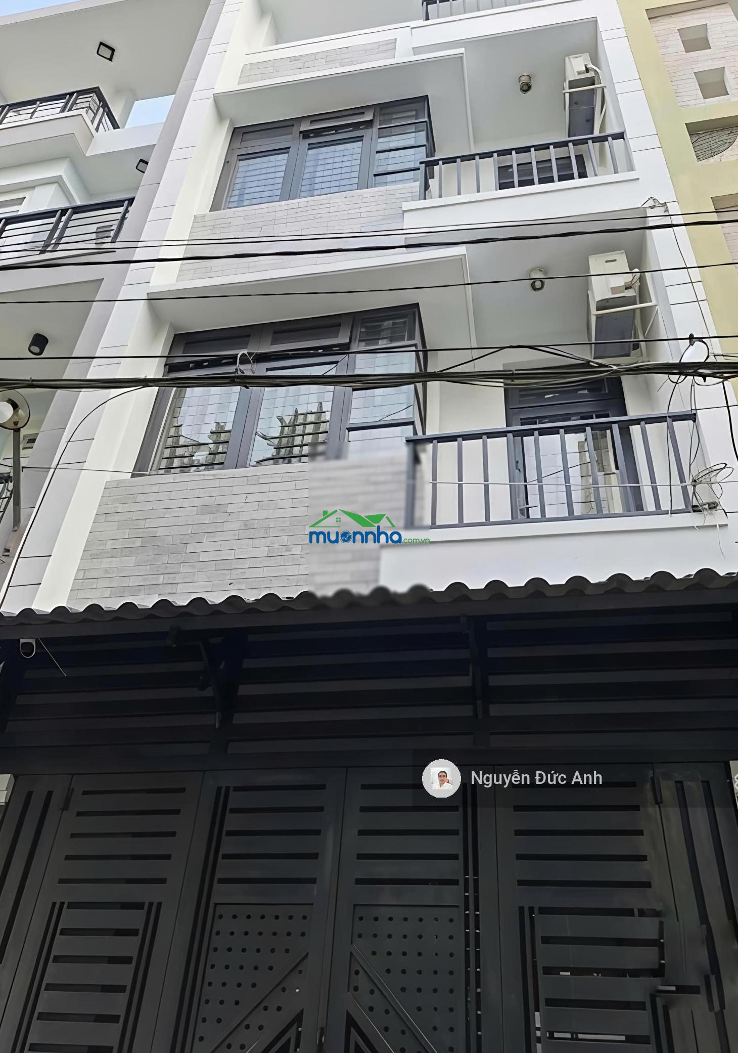 1sẹc hẻm 8m ôtô đỗ cửa nguyễn oanh, kề bờ kênh tham lương, shr vuông (4.3m*16m) btct 4tầng 4pn 5wc - 2