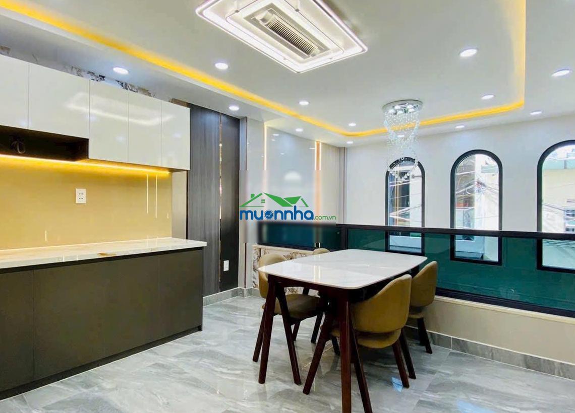 Bán nhà mới xây ở quang trung gần chợ hạnh thông tây sân bay emart 2