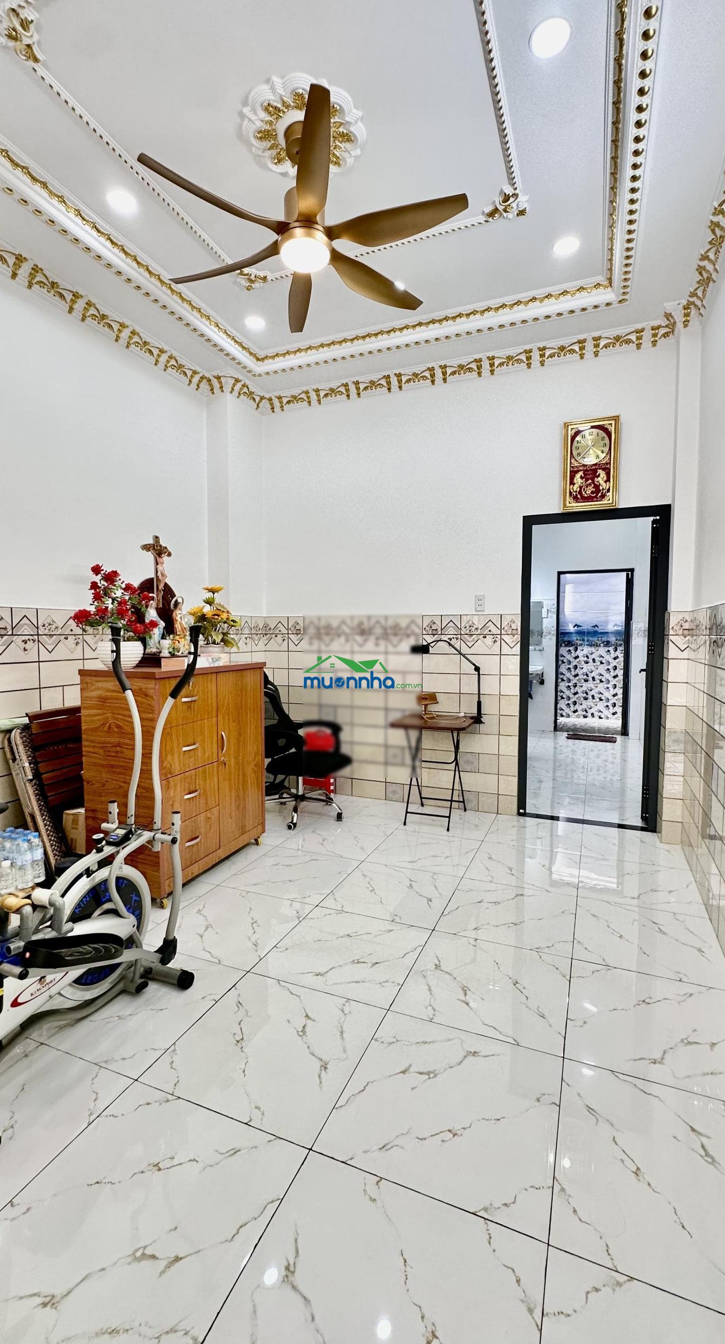 Chủ đi nước ngoài bán gấp nhà 4 tầng mới đẹp 5x20m 8 phòng hẻm thông kinh doanh giá chỉ 7t2 - 4