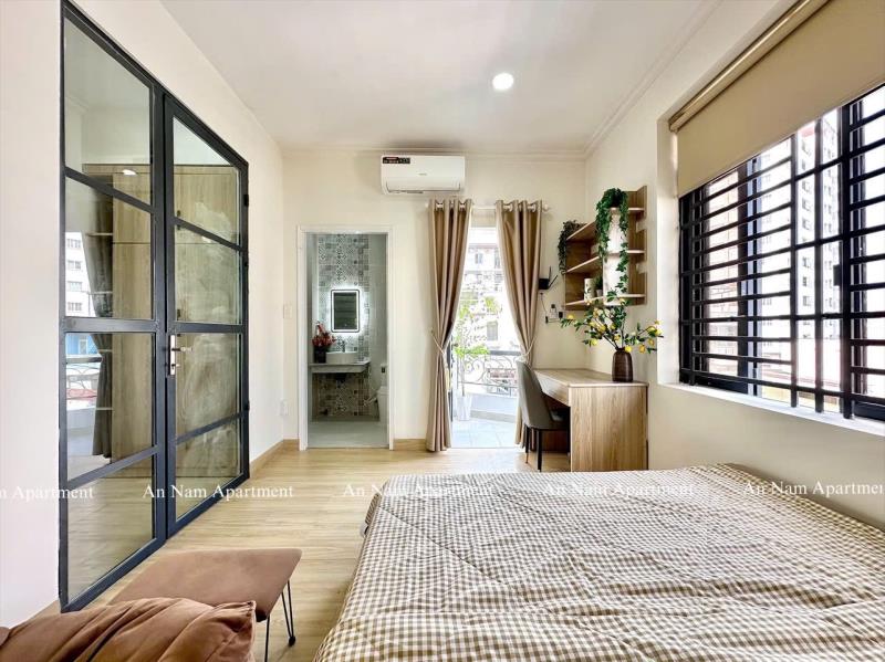Cho thuê căn hộ 1pn ban công lớn siêu xinh ngay lê trực, bình thạnh