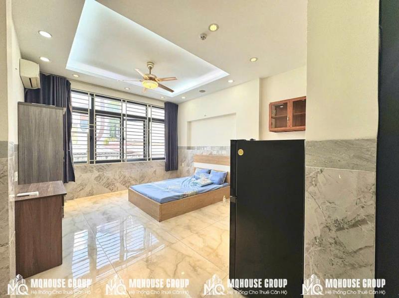 Studio thang máy hầm xe đi bộ tới đại học hồng bàng, uef, hutech, gần hàng xanh, vòng xoay đakao quận 1 - 4
