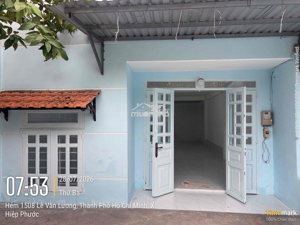 Nhà 1508 lê văn lương  1 trệt, 1 lầu  hẻm ô tô không ngập - 3