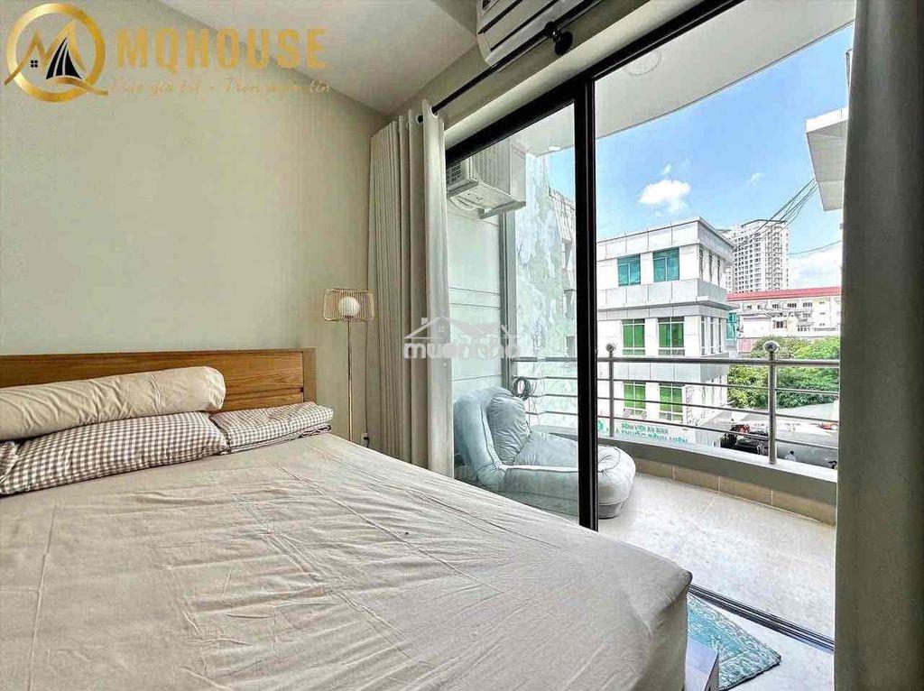 Cho thuê căn hộ mới 100% rộng 50m2 full_nội thất bancol gần quận 3 - 4