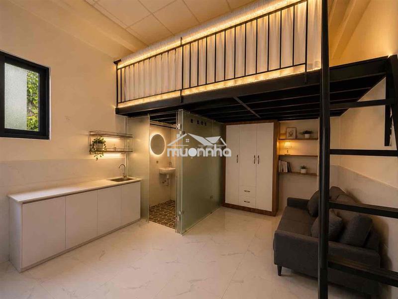 Cho thuê phòng cao cấp 25m2 có thang máy đường nguyễn văn khối 4,5 tr