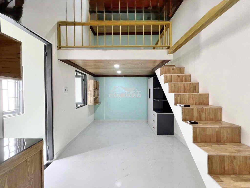 Căn hộ có gác - mới xây - cửa sổ trời ngay nguyễn thái sơn - vườn lài - 2