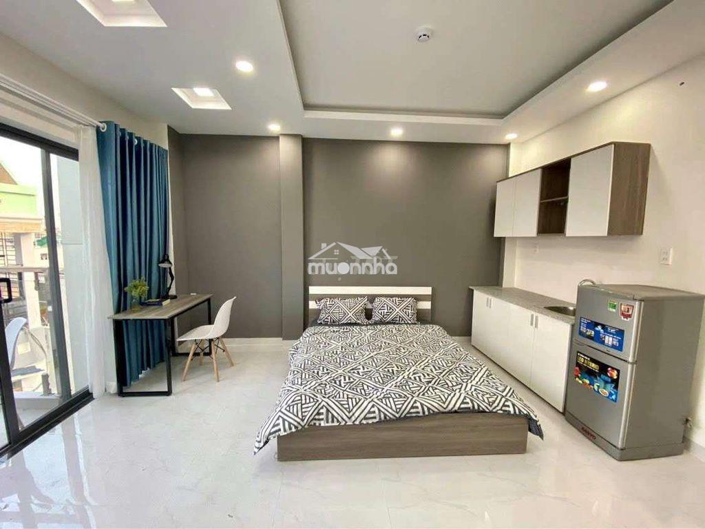 Căn hộ studio 40m2 ban công tòa nhà thang máy gần ngã tư phú nhuận - 4