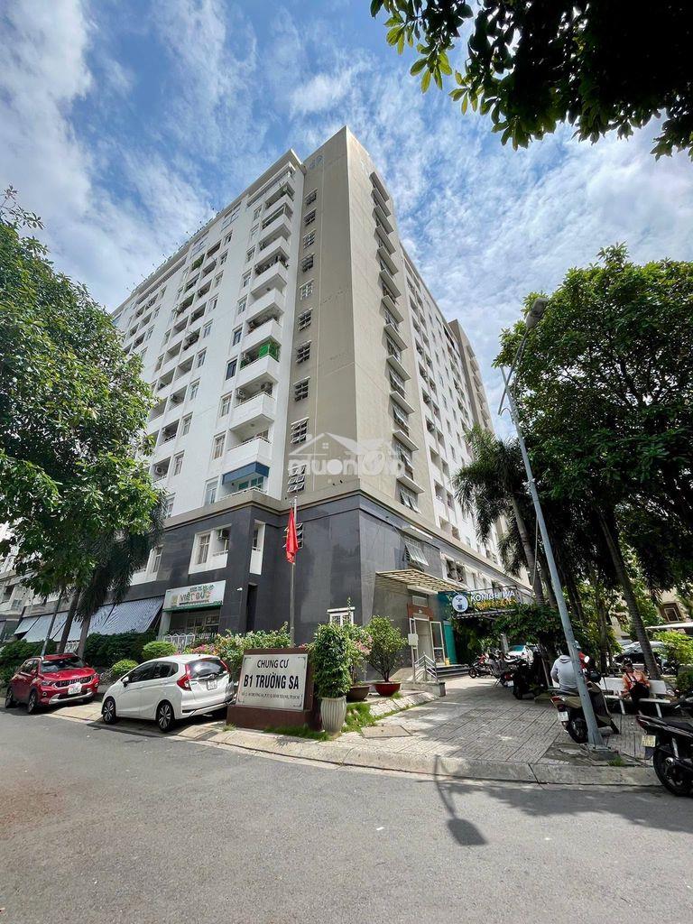 Căn hộ b1 trường sa, quận bình thạnh, 52m2, 2pn, 2wc, sổ hồng