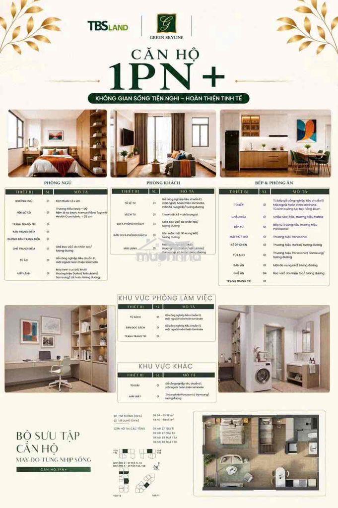 Giỏ hàng mở bán mới nhất căn 2pn2wc full nt giá 3,85 tỷ green skyline - 2