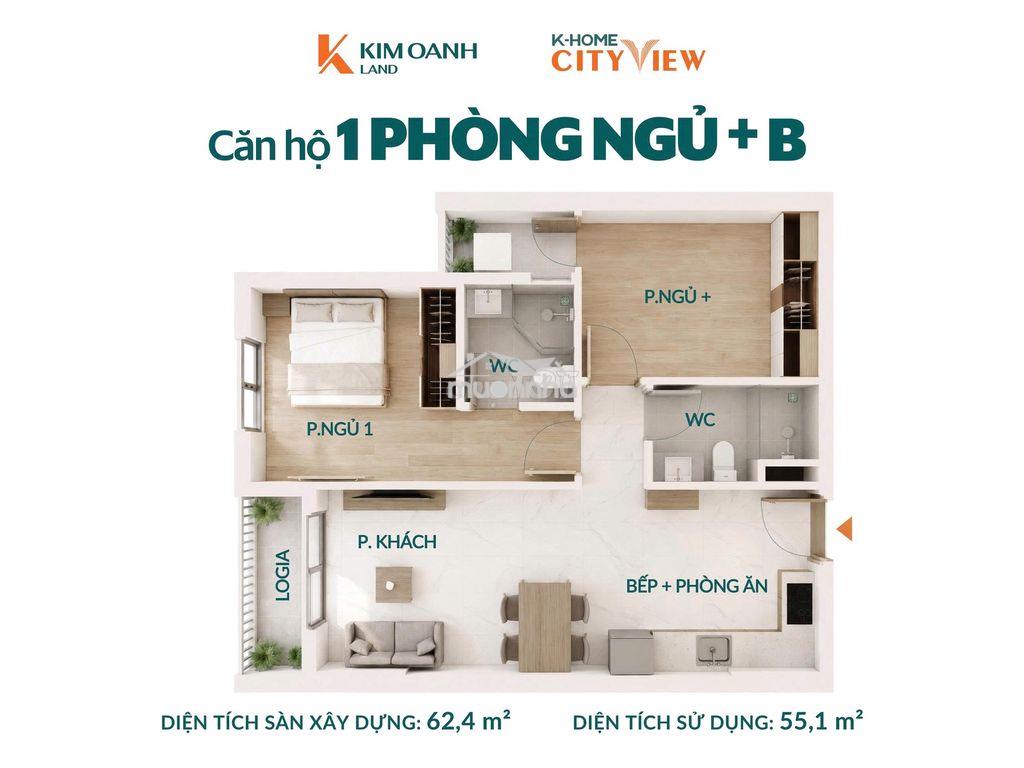 Nhà ở xã hội k-home city view biên hòa đồng nai - 3