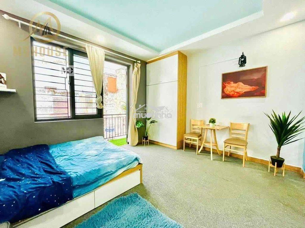 Căn hộ kiểu 1 phòng ngủ - bancol lớn - cửa sổ - thang máy - hầm xe - 4