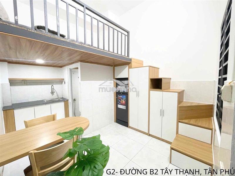 Cho thuê phòng gác cửa sổ full nội thất gần đại học công thương