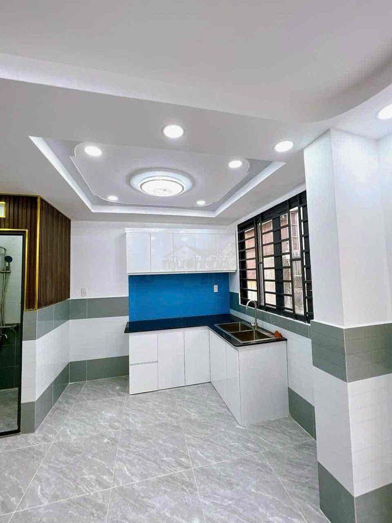 Cho thuê nhà mới đẹp 5,5m x 7m. 1tr,1lầu,2pn,2wc. thới an,q12, - 2