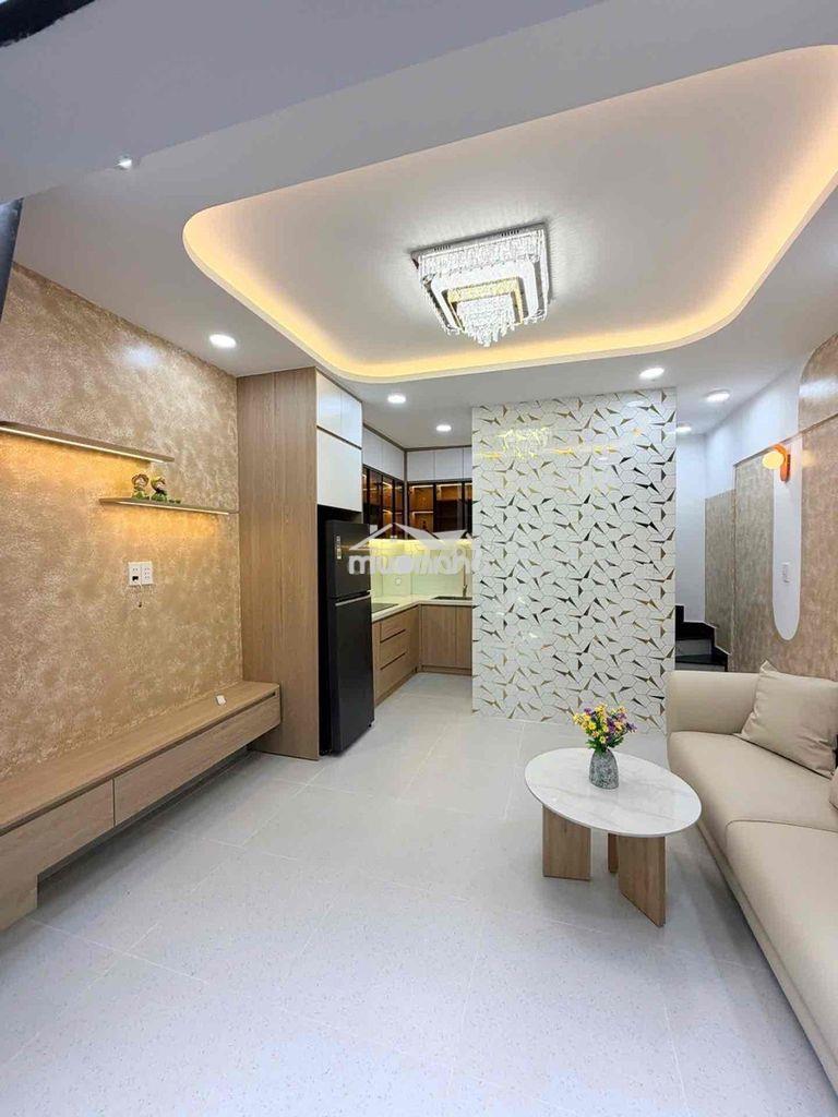 Nhà mới 5 tầng btct - sát mặt tiền nguyễn văn đậu - hxh - full nt - 2