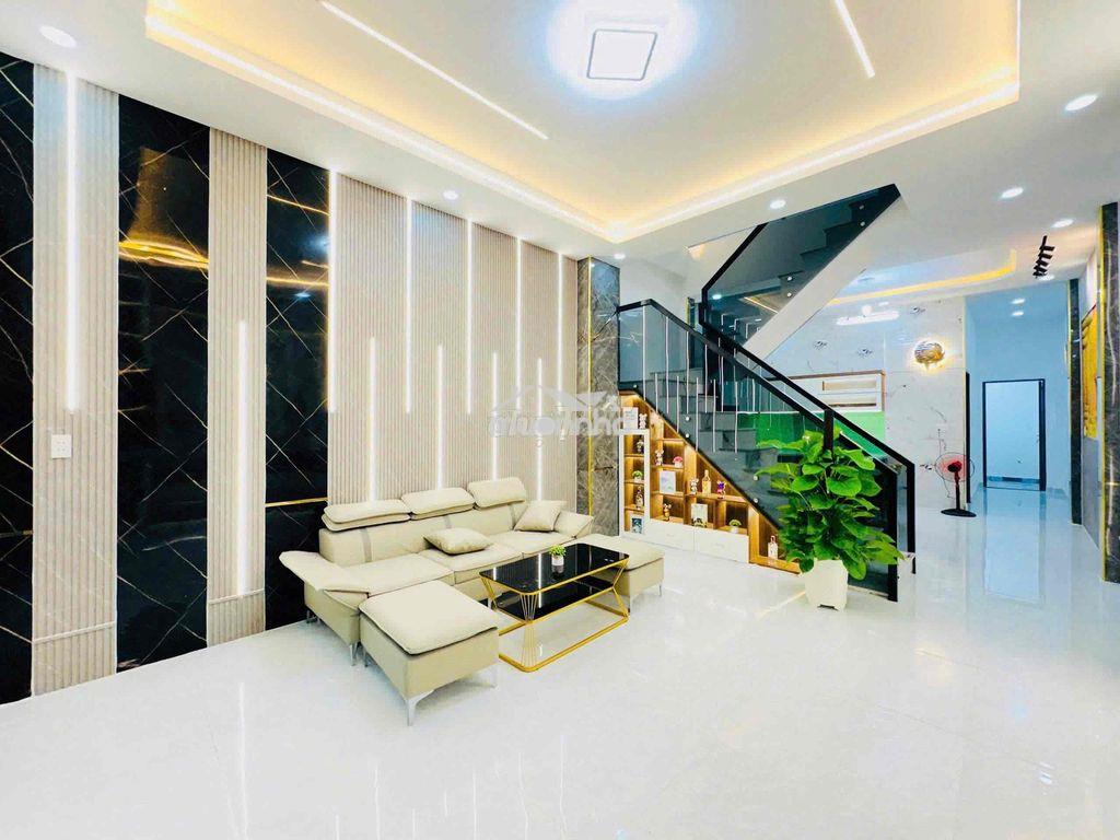 Nhà mới 1 lầu sổ riêng 105m2 gần chợ bình chánh sát đinh đức thiện - 4