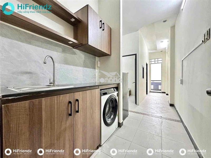 Chdv full nội thất 1-2pn ban công, cửa sổ mới 100% ngay khu bàu cát