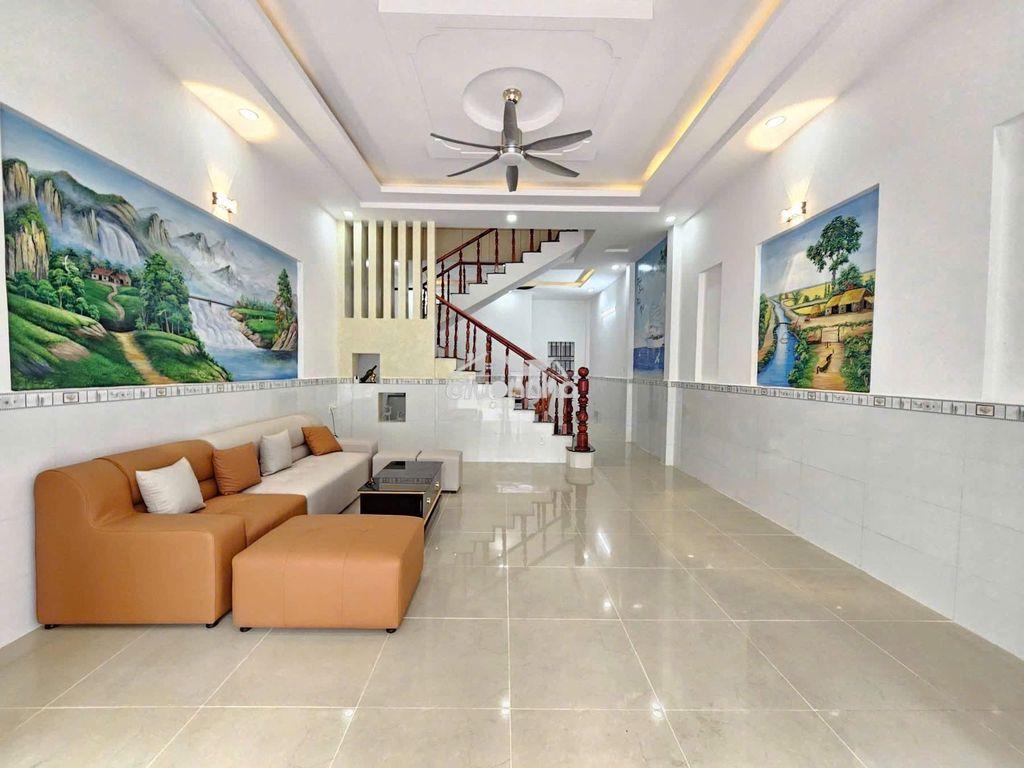 Bán rẻ nhà trệt lầu kdc gần ngã tư miễu ông cù - thuận an - 2