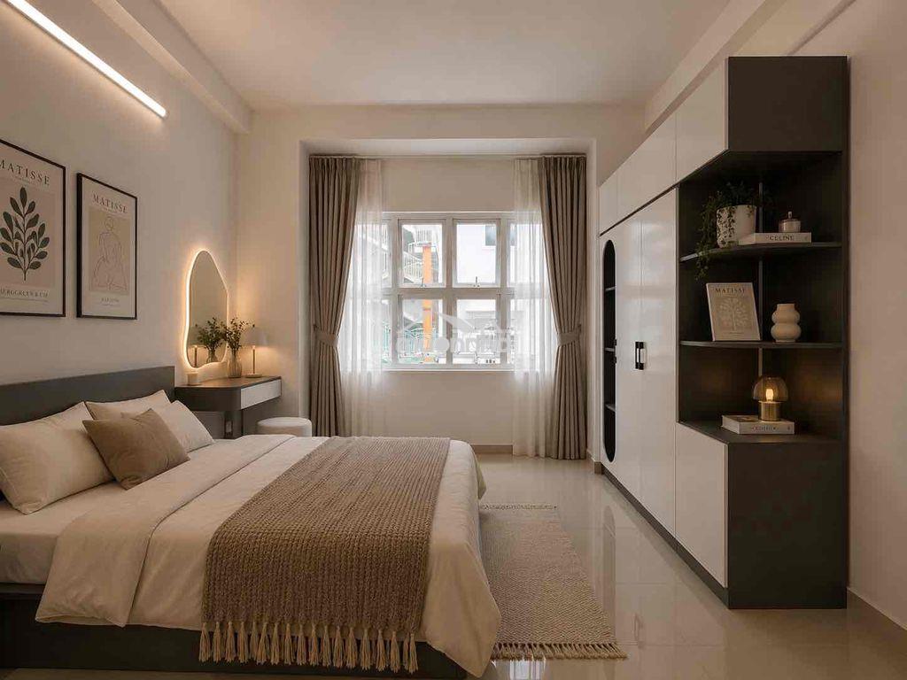 Căn hộ 1 phòng ngủ 45m2 thành thái quận 10 mới 100% - 4