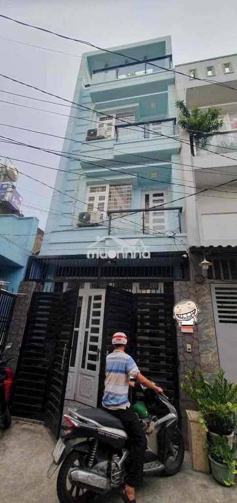 Nhà hẻm xe hơi 1 sẹc phan huy ích - sau mặt tiền có 4pn 5wc