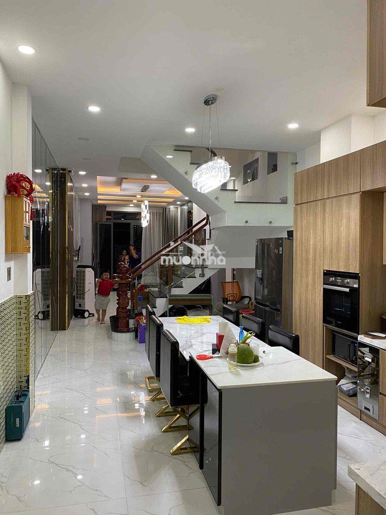 Nhà 1/ 4 tầng ngang 4.1 dài 21m chỉ 100tr m2 nở hậu - 2
