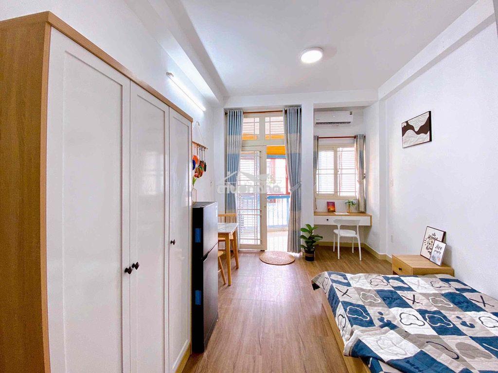 Cho thuê đỗ tấn phong- studio ban công- 1pn tách bếp - 3