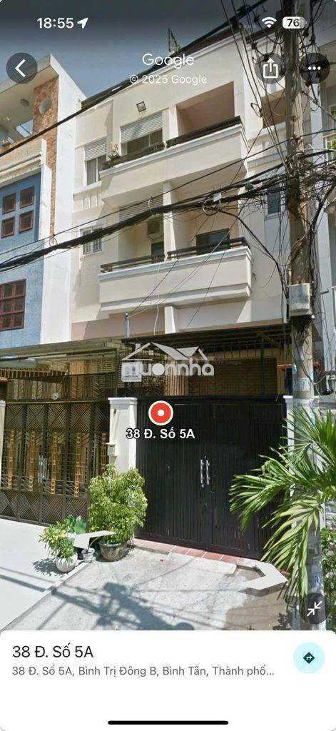 🏠 Bán nhà đẹp  khu tên lửa dt 80m², sàn 202m², đường 8m, sổ hồng riêng
